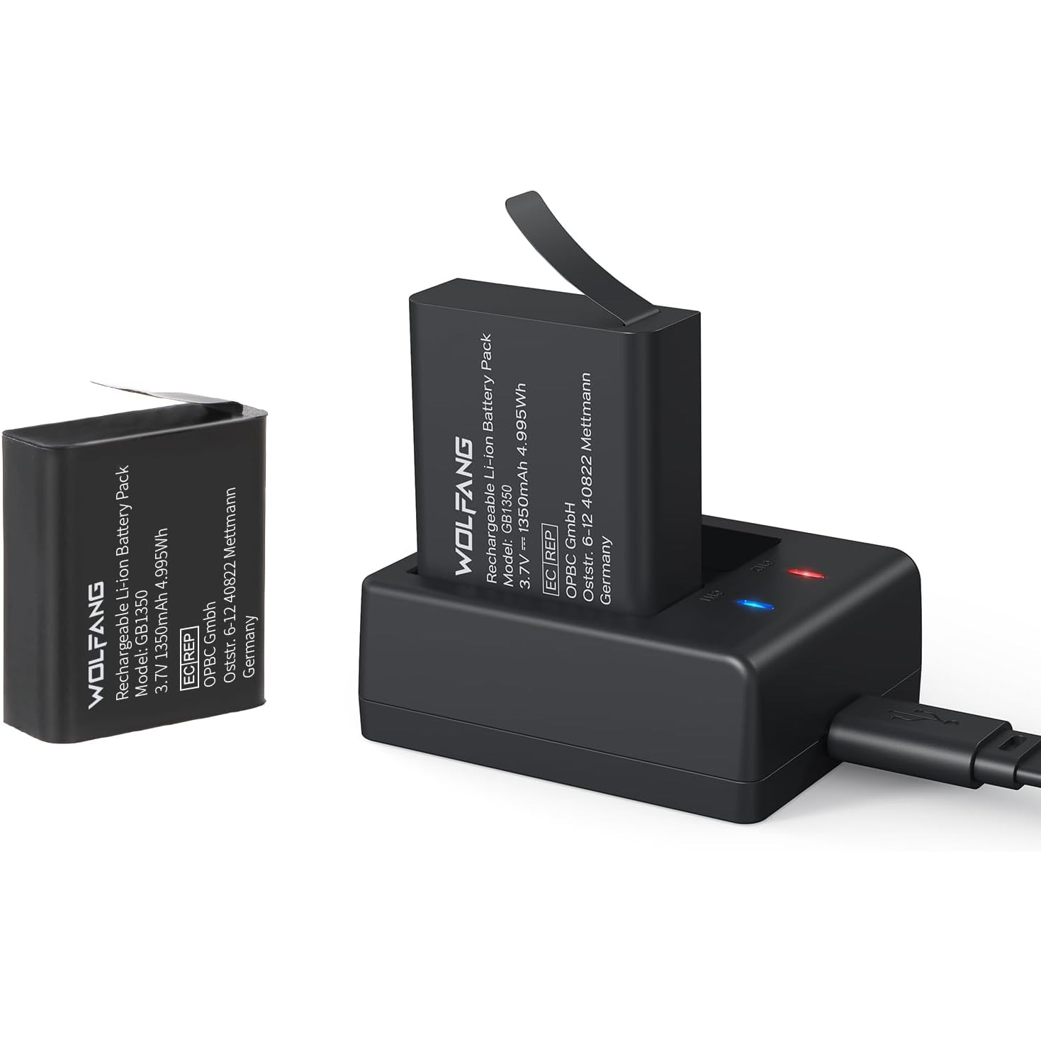Action Camera Charging Kit GA100 / GA120 / GA200 / GA300
