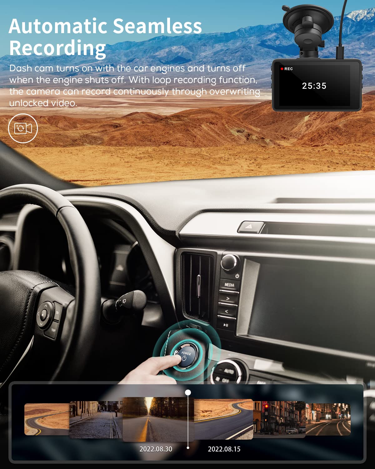 iZeeker GD100 1080P Dash Cam
