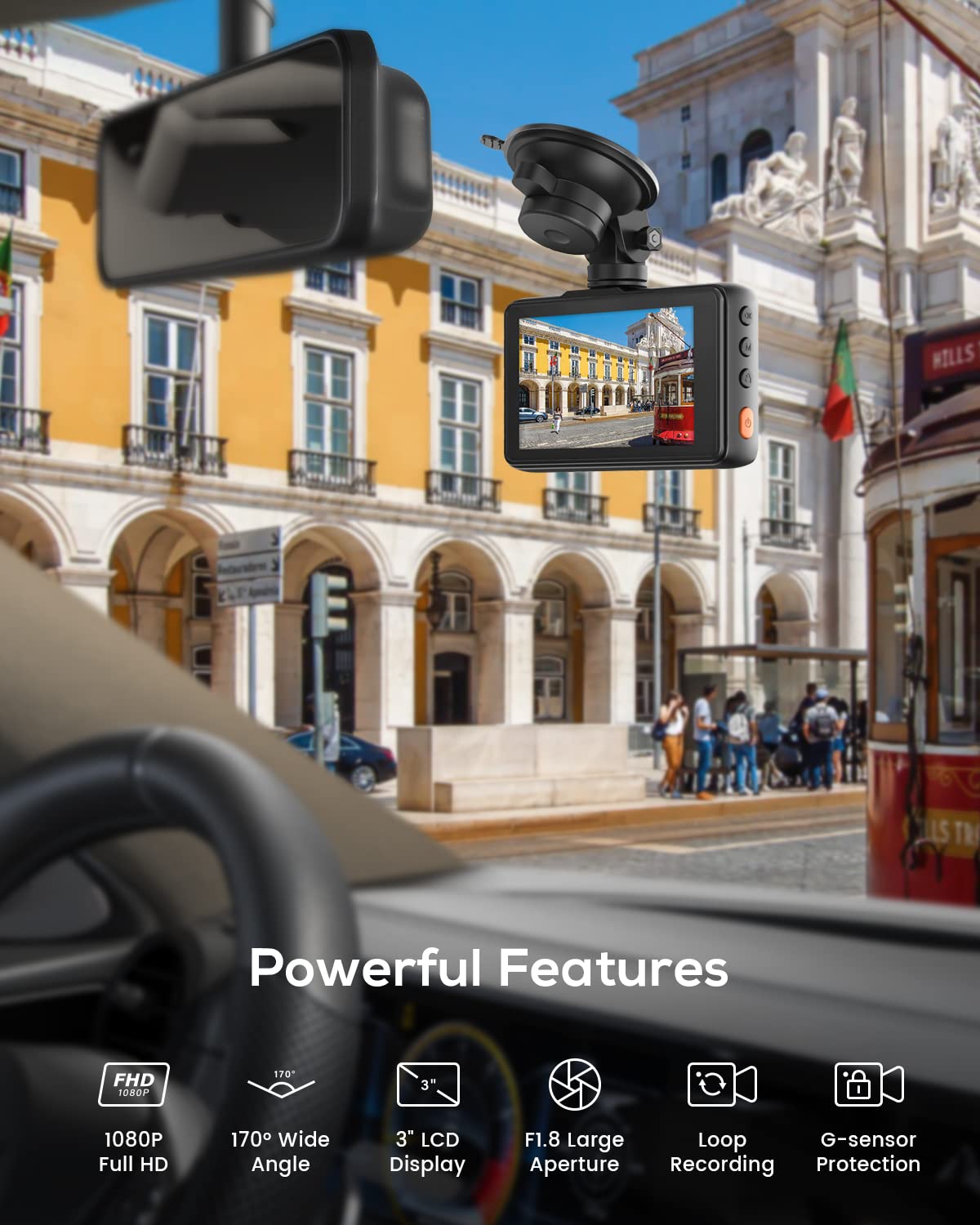 iZeeker GD100 1080P Dash Cam