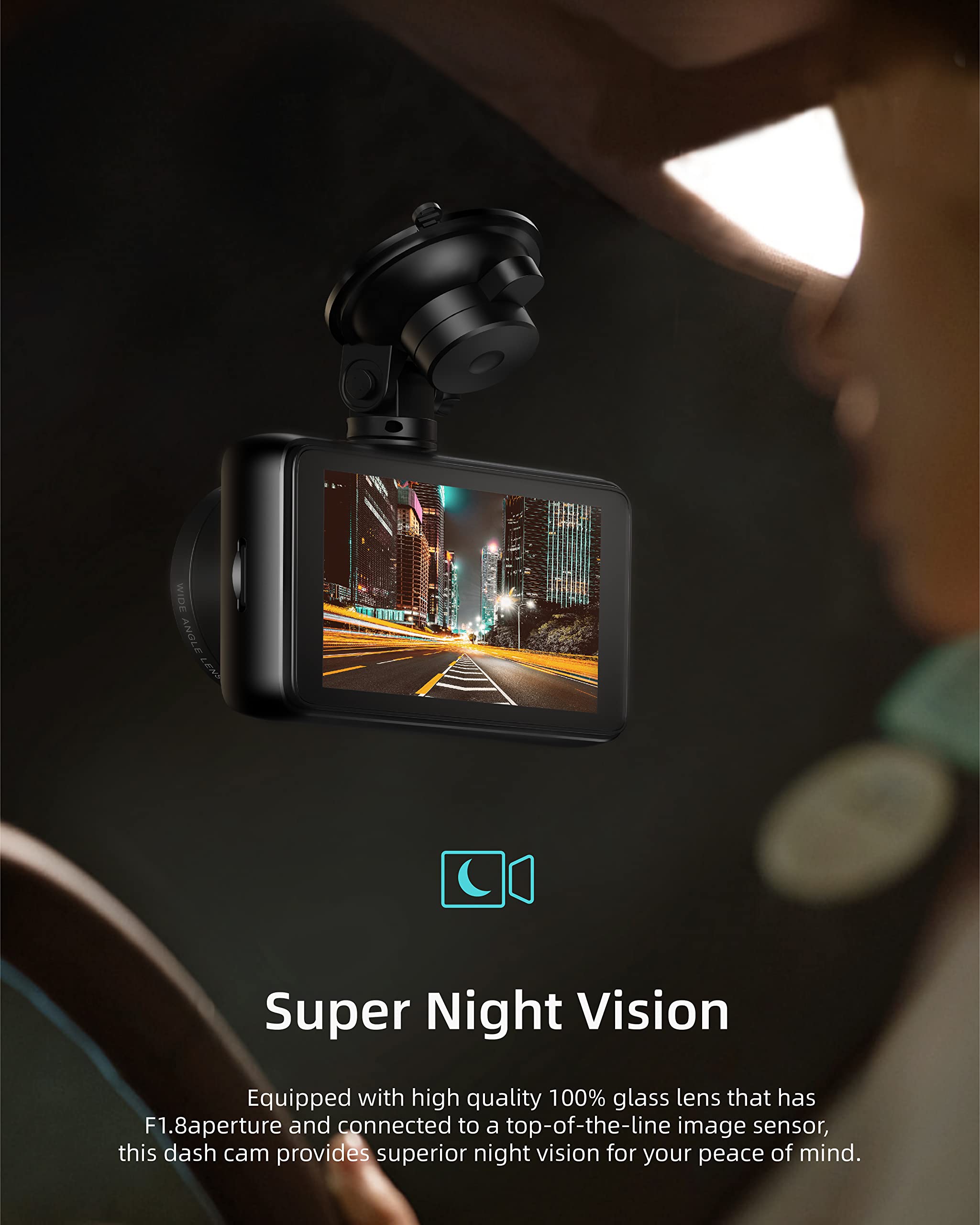 iZeeker GD500 2.5K Dual Dash Cam