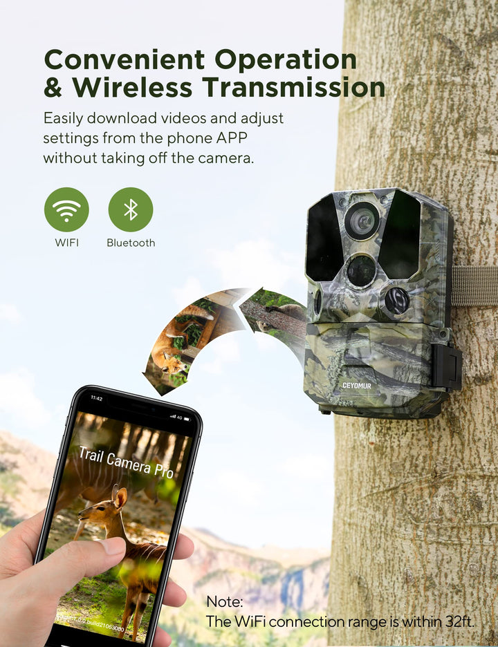 Campark T80 Campark T86 Review Bluetooth Wifi Trail Camera CEYOMUR