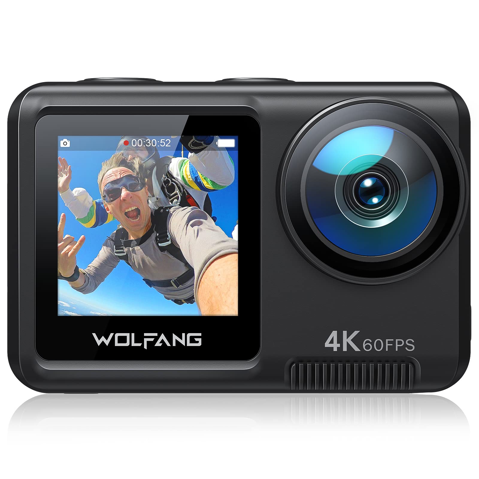 Wolfang GA420 4K 60FPS Action Camera with Touch Screen